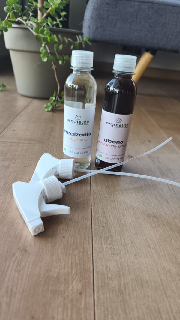 Pack de trasplante 250ml enraizante y abono (envio gratis desde v a x region)